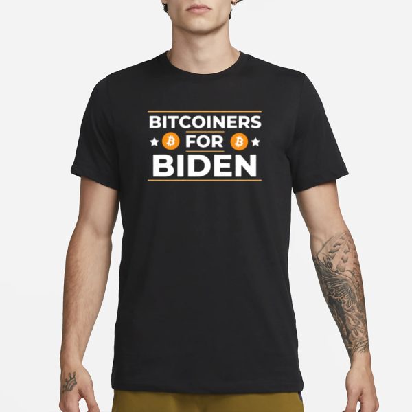 Bitcoiners For Biden Bitcoin T-Shirt