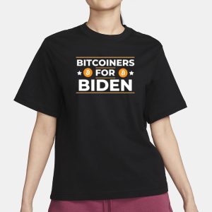 Bitcoiners For Biden Bitcoin T-Shirt 1 Bitcoiners For Biden Bitcoin T Shirt 2