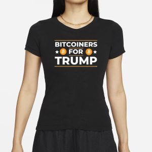 Bitcoiners For Trump Bitcoin T Shirt 2