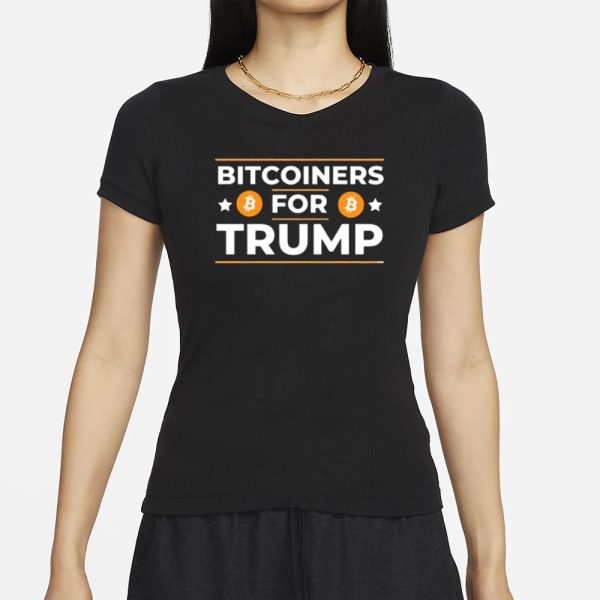 Bitcoiners For Trump Bitcoin T-Shirt