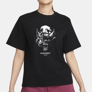 Blackcraftcult Bat Face T Shirt 2