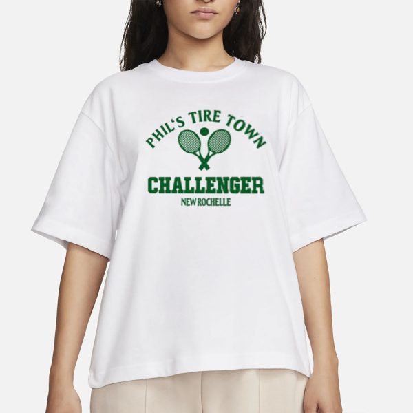 Borderrosedesigns Phil’s Tire Town Challengers T-Shirt