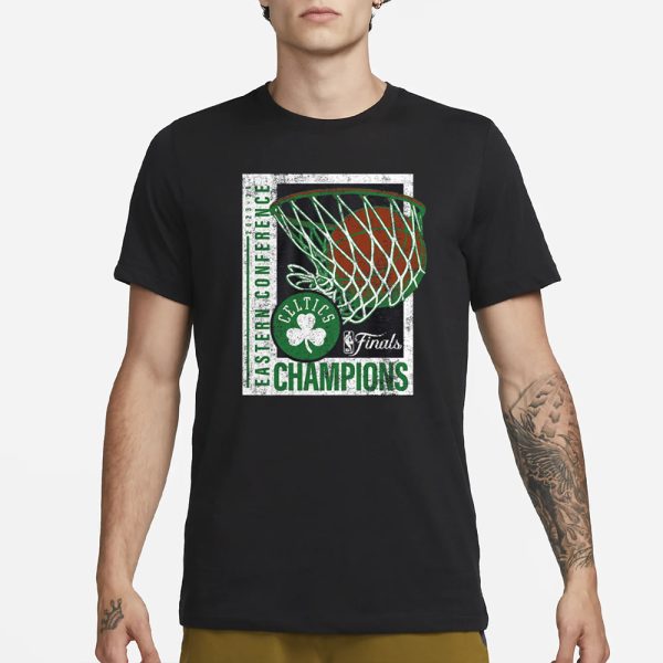 Boston Celtics 2024 Eastern Conference Champions Full Court Trap T-Shirt