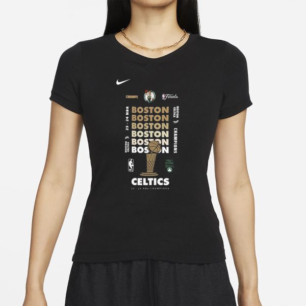 Boston Celtics Nike NBA Champions Expressive-T-Shirt