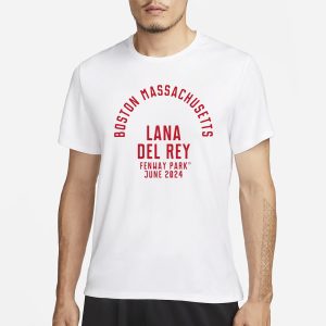 Boston Massachusetts Lana Del Rey Fenway Park June 2024 T Shirt 1