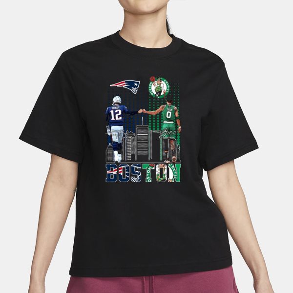 Boston Sports Teams Tom Brady And Jayson Tatum T-Shirt