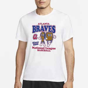 Braves Mitchell And Ness Cooperstown Collection Food Concessions T Shirt 1