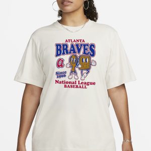 Braves Mitchell And Ness Cooperstown Collection Food Concessions T Shirt 2
