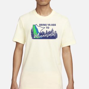 Bring Ya Ass Minnesota ROAD SIGN 2024 Hoodie 2