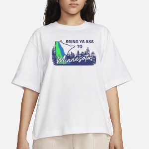 Bring Ya Ass Minnesota ROAD SIGN Hoodie 2
