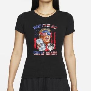 Busch Light Make 4th of July Great Again Trump T Shirt 2