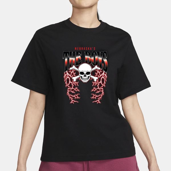 Bussin’ With The Boys THE BOYS NB SKULL LIGHTNING T-Shirt