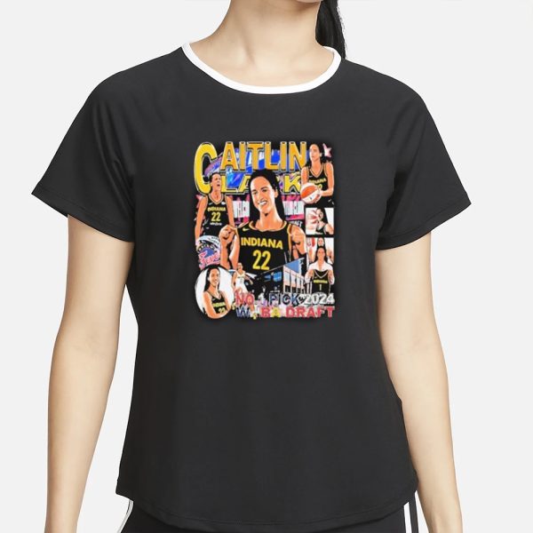 Caitlin Clark Indiana No 1 Pick Draft 2024 T-Shirt