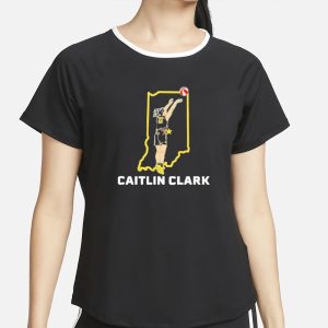 Caitlin Clark State Star Indiana Basketball T Shirt 2