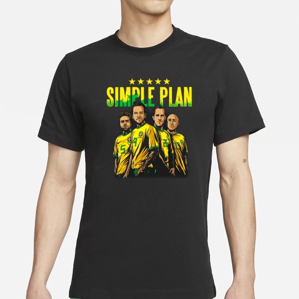 Camiseta Simple Plan Soccer T-Shirt