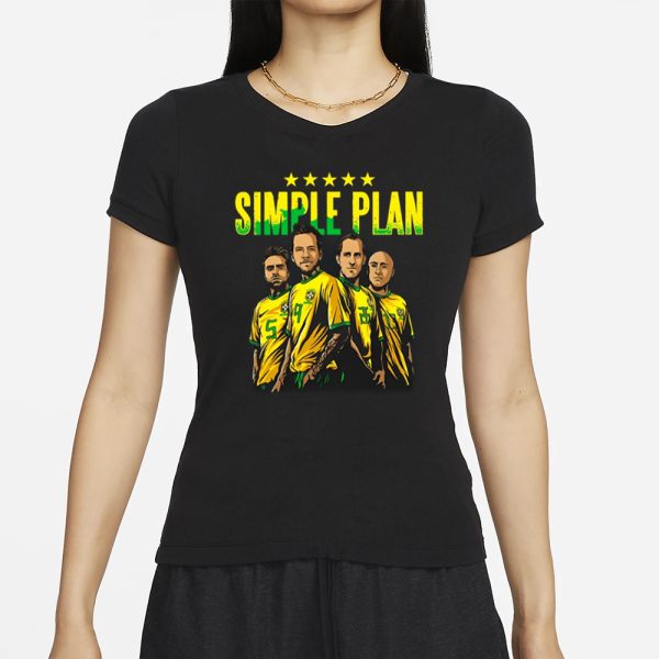 Camiseta Simple Plan Soccer T-Shirt