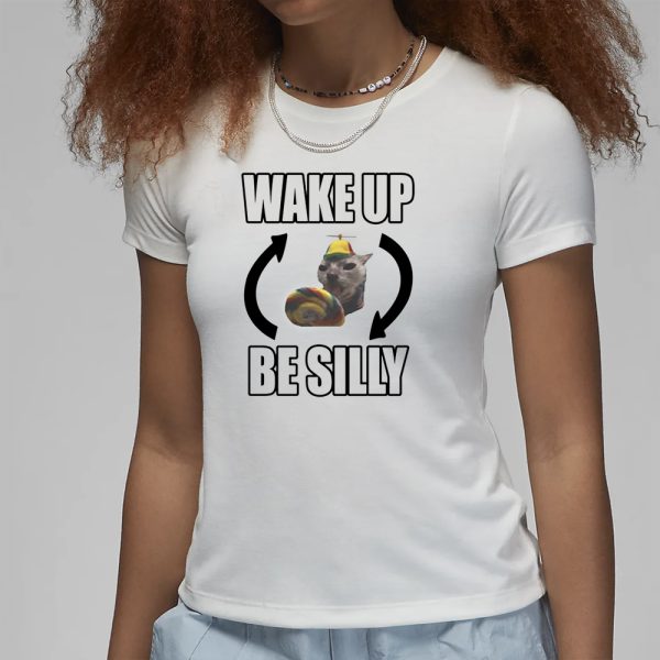 Catland Central Wake Up Be Silly T-Shirt