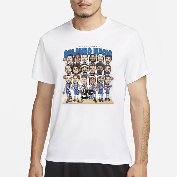 Celebrating 35 Years Of Magic Basketball Orlando Magic T-Shirt