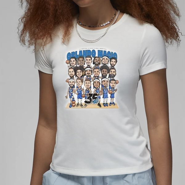 Celebrating 35 Years Of Magic Basketball Orlando Magic T-Shirt