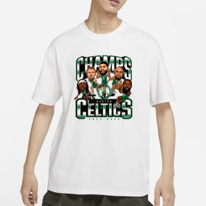 Celtics Pull Up Jumper Caricature 24 T Shirt 1