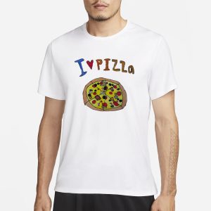 Chaosandkindness I Love Pizza T Shirt 1