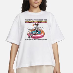 Chattahoochee Way Down Yonder Floating Summer Beach Ocean T Shirt 2