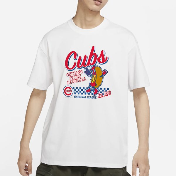 Chicago Cubs Mitchell & Ness Cooperstown Collection Food Concessions T-Shirt