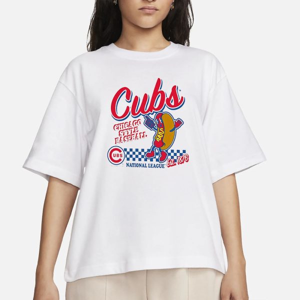 Chicago Cubs Mitchell & Ness Cooperstown Collection Food Concessions T-Shirt