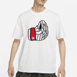 Chris Kreider Italian Hand Hockey Glove T Shirt 1