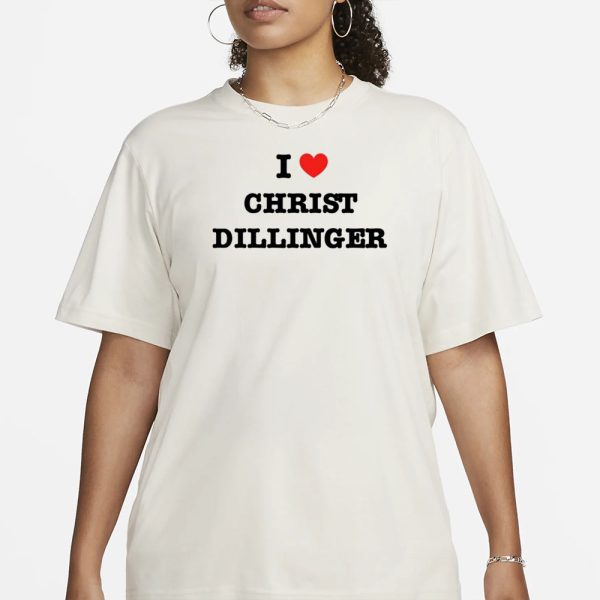 Christdillinger I Love Christ Dillinger T-Shirt