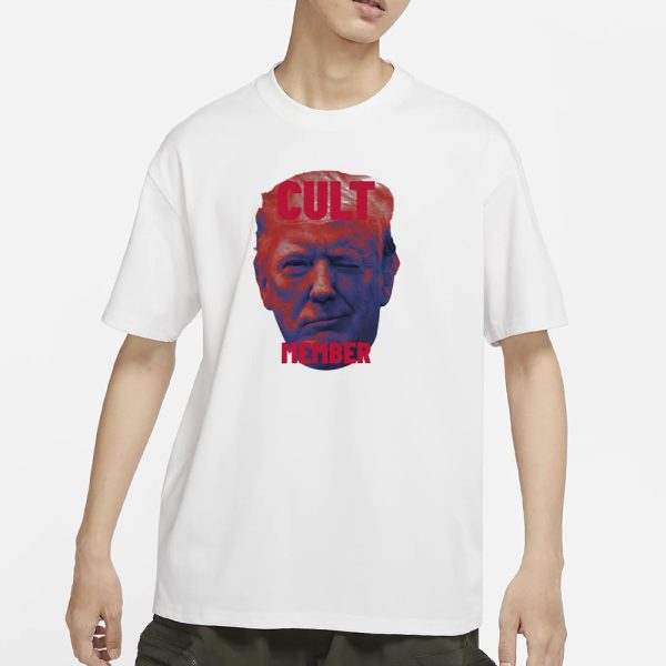 Cult Member Donald Trump Face Images T-Shirt