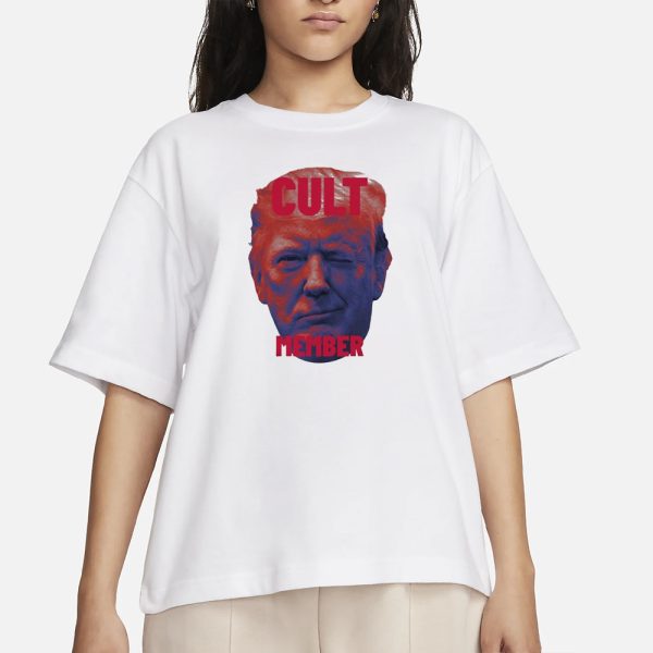 Cult Member Donald Trump Face Images T-Shirt