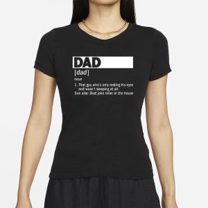 Dad Definition Noun That Guy Who's Only Resting His Eyes T Shirt 2