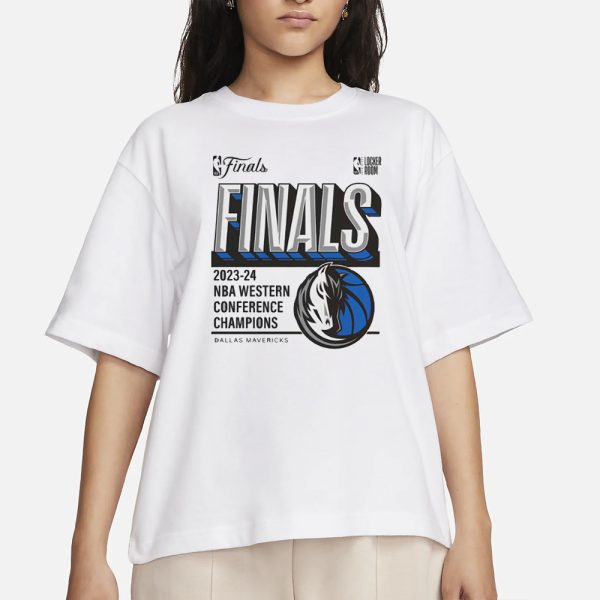 Dallas Mavericks 2024 Western Conference Champions Locker Room Big & Tall T-Shirt