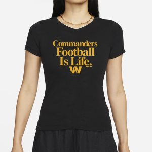 Dan Quinn Wearing Commanders Football Is Life T Shirt 2