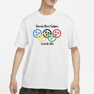 Dave Portnoy Bussin Beer Games Nashville 2024 T Shirt 1
