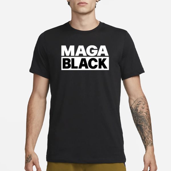 Defender Of The Republic Weraing Maga Black T-Shirt