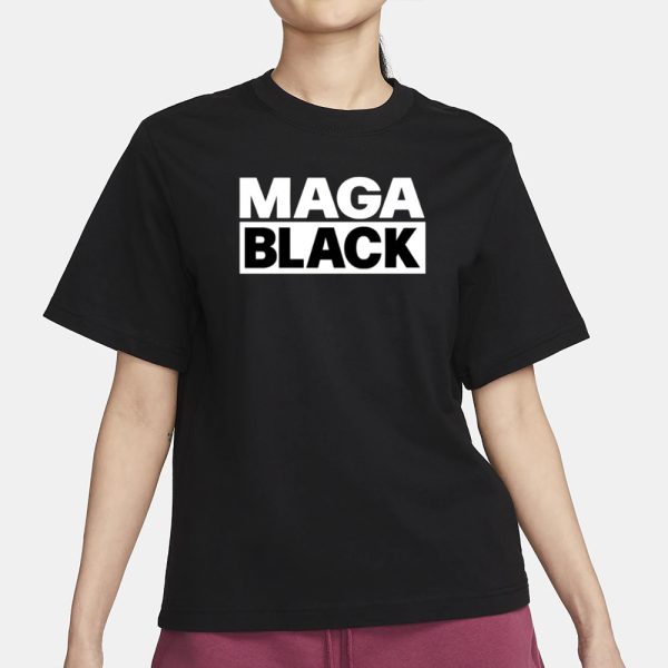 Defender Of The Republic Weraing Maga Black T-Shirt