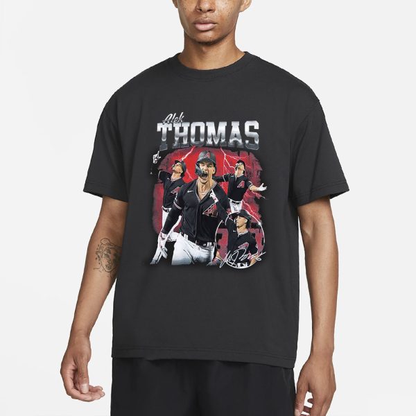 Diamondbacks Alek Thomas’ NLCS Game 4 Home Run Trot T-Shirt 2024 Giveaway