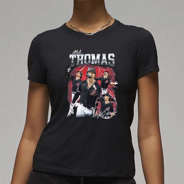 Diamondbacks Alek Thomas’ NLCS Game 4 Home Run Trot T-Shirt 2024 Giveaway