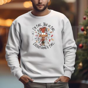Disney Anxiety Christmas Sweatshirt T shirt Hoodie Long Sleeve T shirt 2