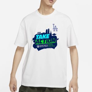 Dodgers Take Action T Shirt 1