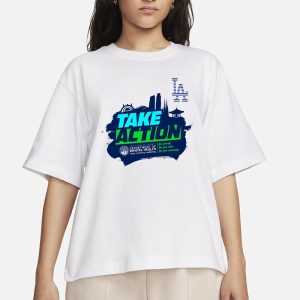 Dodgers Take Action T Shirt 2