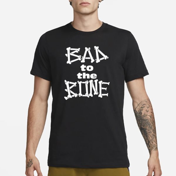 Dominic Fike Wearing Bad To The Bone T-Shirt