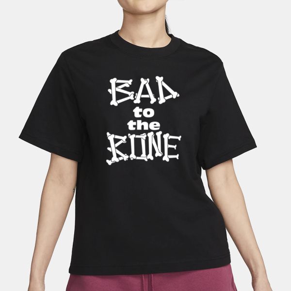 Dominic Fike Wearing Bad To The Bone T-Shirt