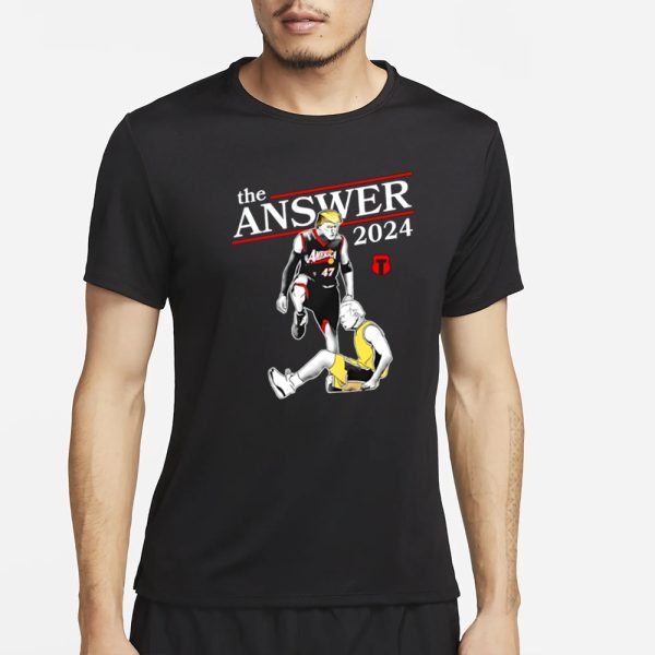 Donald Trump Vs Joe Biden The Answer 2024 T-Shirt