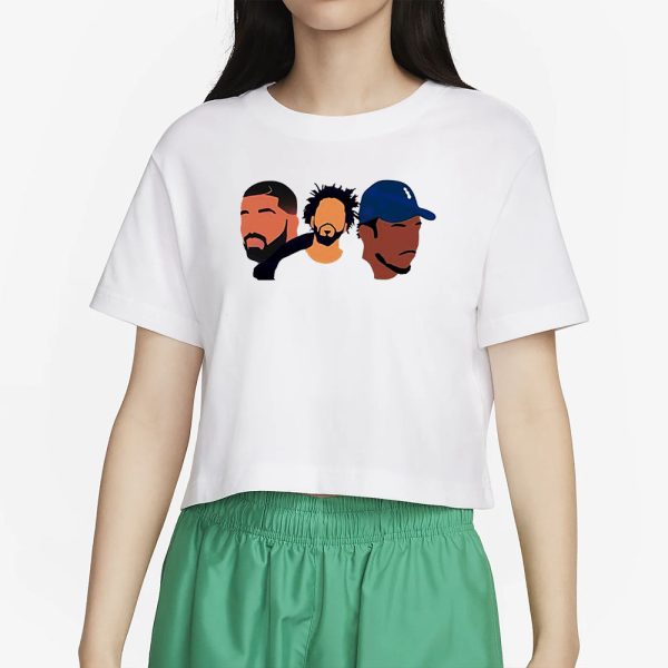 Drake J Cole Kendrick Rapper Art T-Shirt