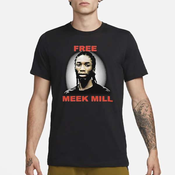 Drake Wearing Free Meek Mill T-Shirt