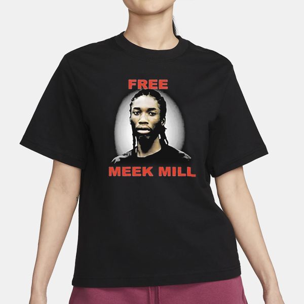 Drake Wearing Free Meek Mill T-Shirt