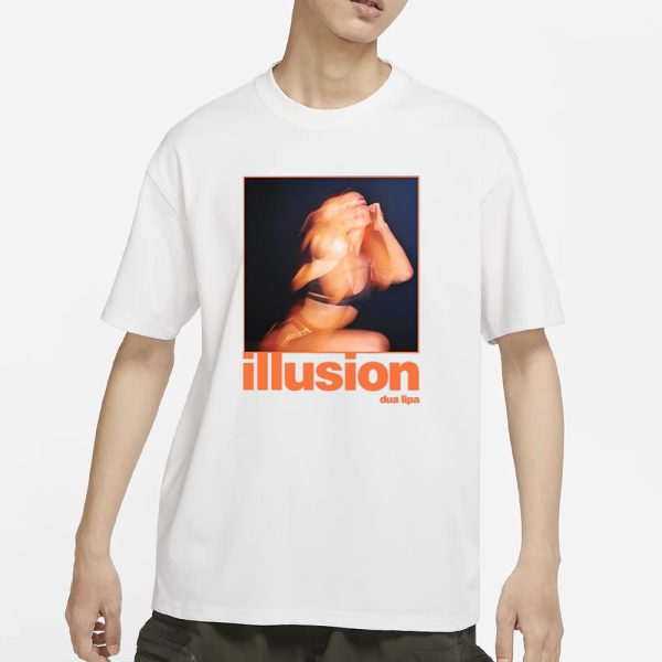 Dua Lipa Illusion White T-Shirt